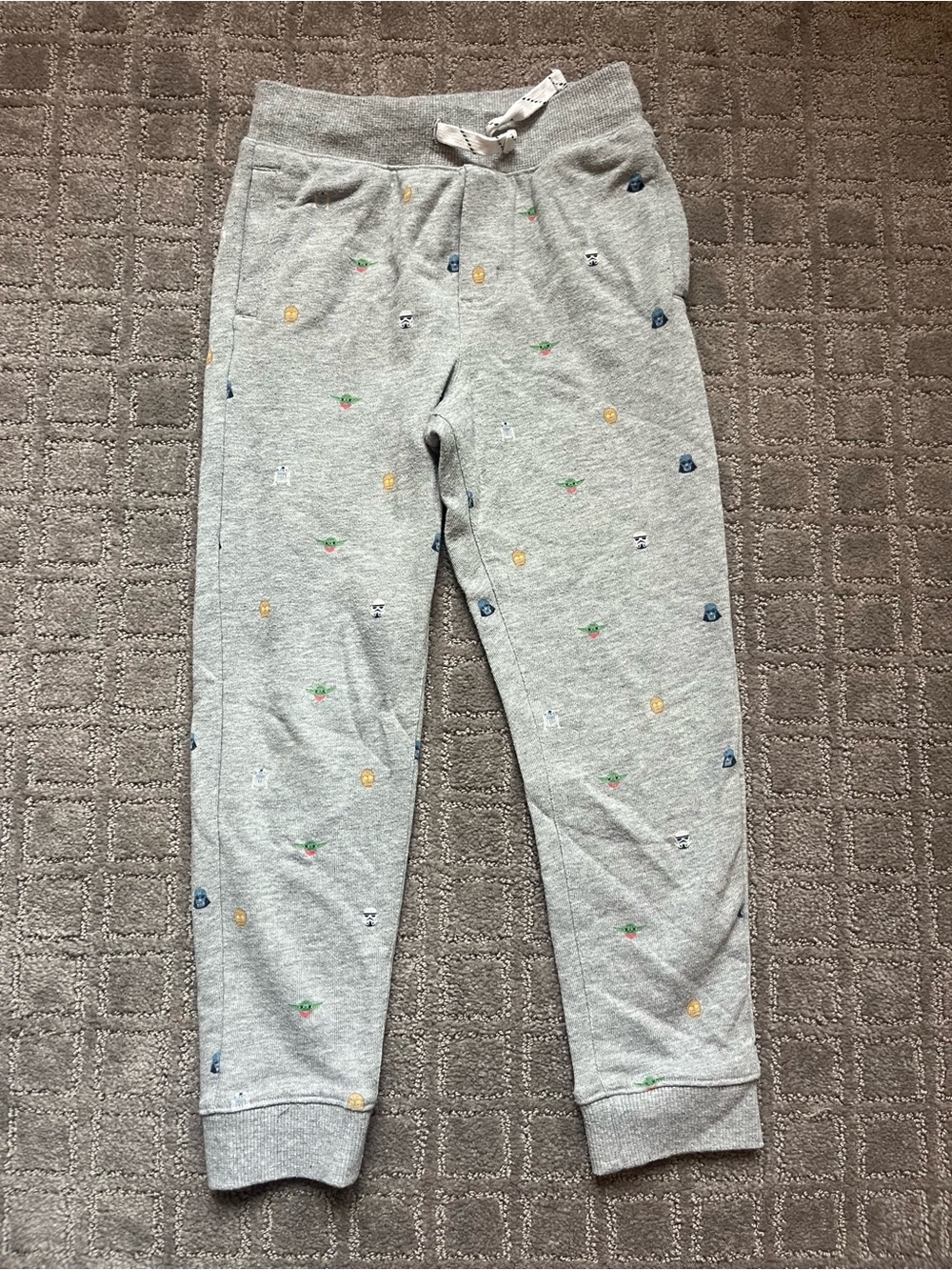Janie & Jack Kids Grey Star Wars drawstring sweat pants